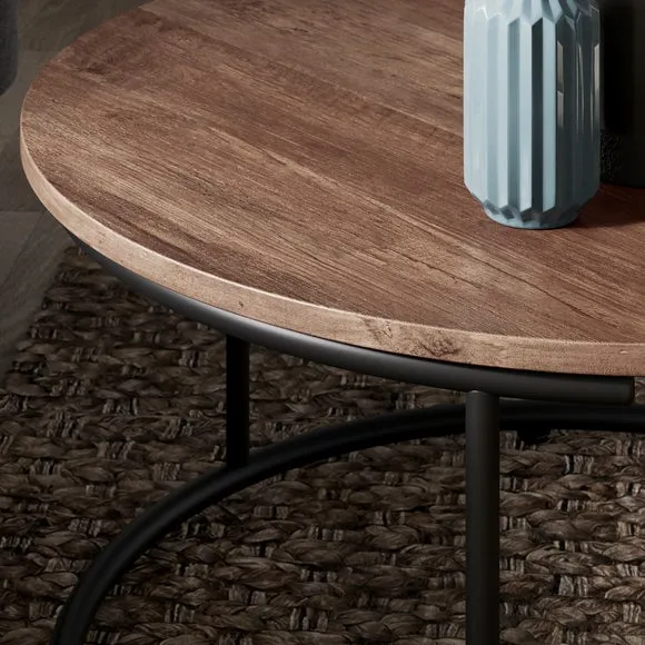 Fulton Coffee Nest of Tables, Pine Effect 4