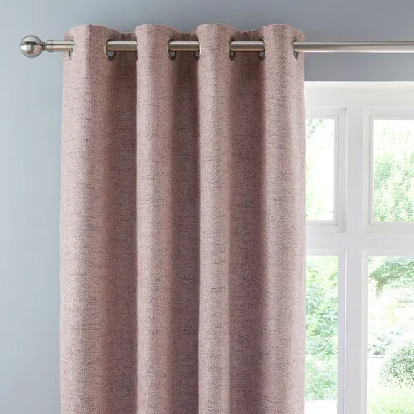 Churchgate Swithland Herringbone Eyelet Curtains (Blackout Available) 1