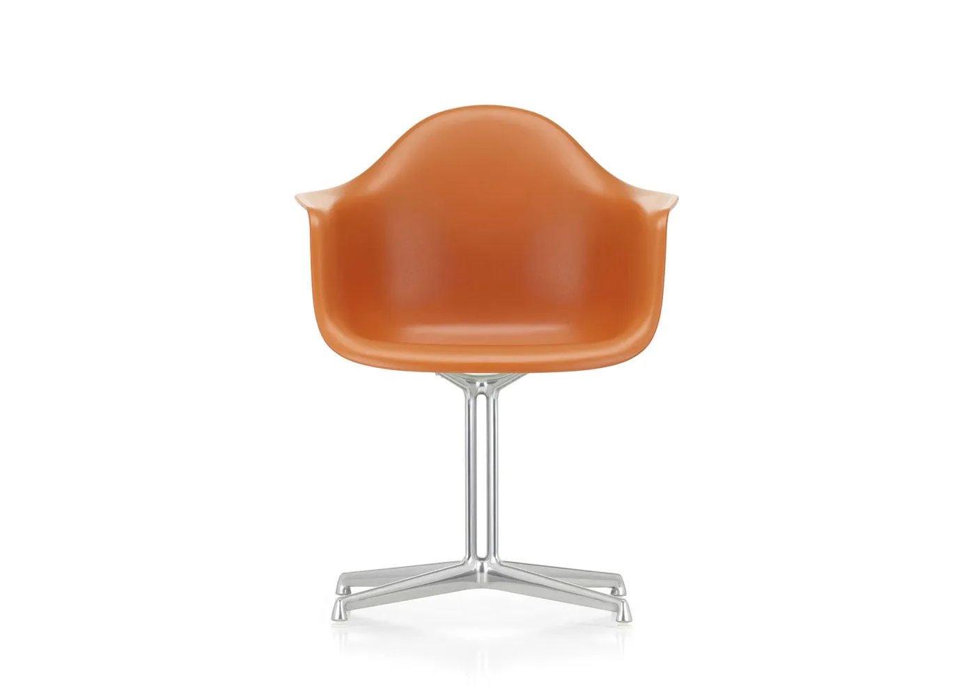 Vitra Eames DAL Armchair New Height 43 Rusty Orange 1