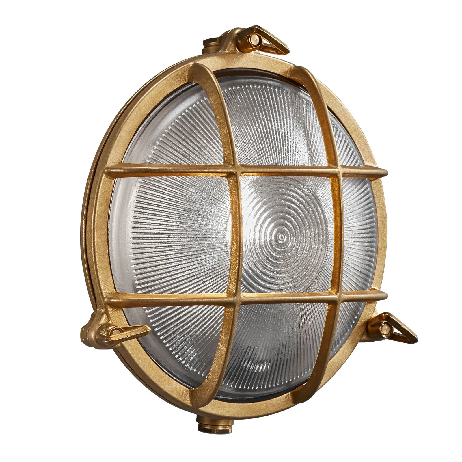 Nordlux Polperro Outdoor Wall Light Brass Brass Garden E27 IP64 Mains in Gold 2