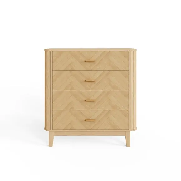 Dex Chevron 4 Drawer Chest 5