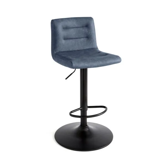 Jango Height Adjustable Bar Stool, Faux Leather 5