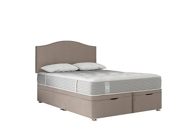 Mellbreak Ottoman Divan Set - Double - Wool Latte