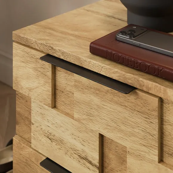 Watson 2 Drawer Bedside Table, Wood Effect 4