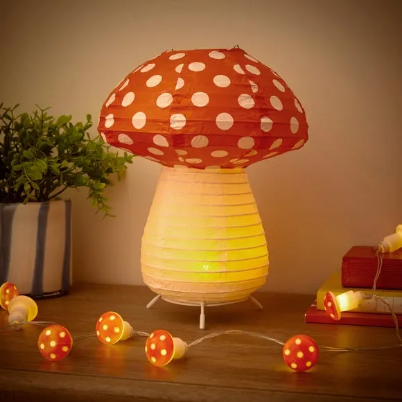 Mushroom Paper Table Lamp 2
