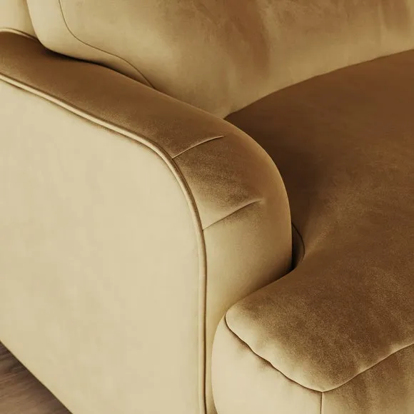 Martha Vintage Velvet Corner Chaise 5