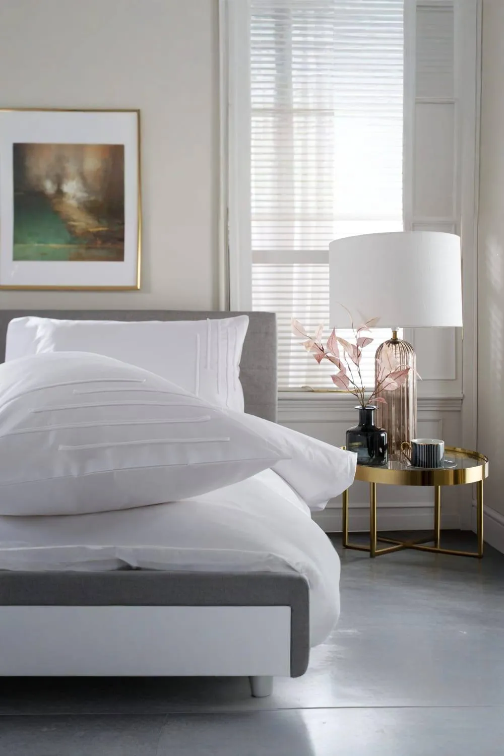 The Lyndon Company Level Crossing 100% Cotton Jersey Textured Duvet Set in Natural White 4