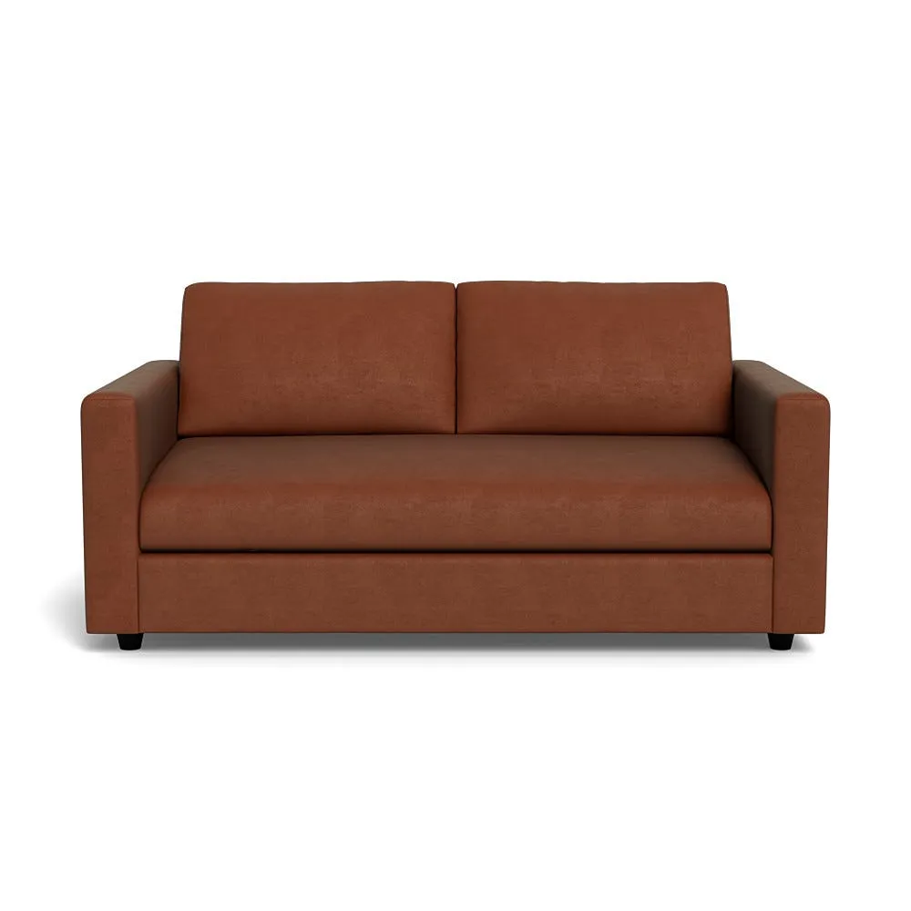 Heal's Nimbus II 3 Seater Sofa Smart Luxe Velvet Tawny Black Feet 1