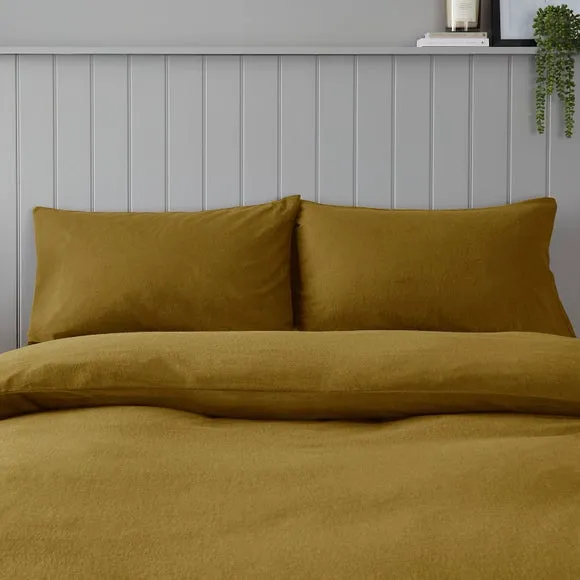 Soft & Cosy Luxury 100% Brushed Cotton Standard Pillowcase Pair 2