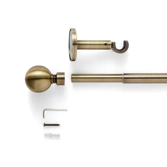 Ashton Extendable Metal Curtain Pole 2