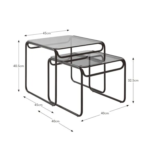 Elements Ferguson Nest of Side Tables 6