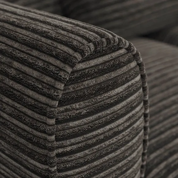 Blake Horizontal Jumbo Cord Corner Chaise Sofa 5