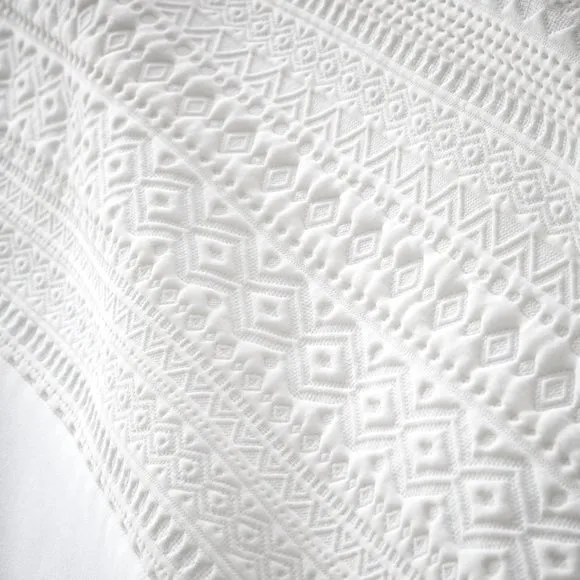 Theo Panel Geo Duvet Cover & Pillowcase Set 2