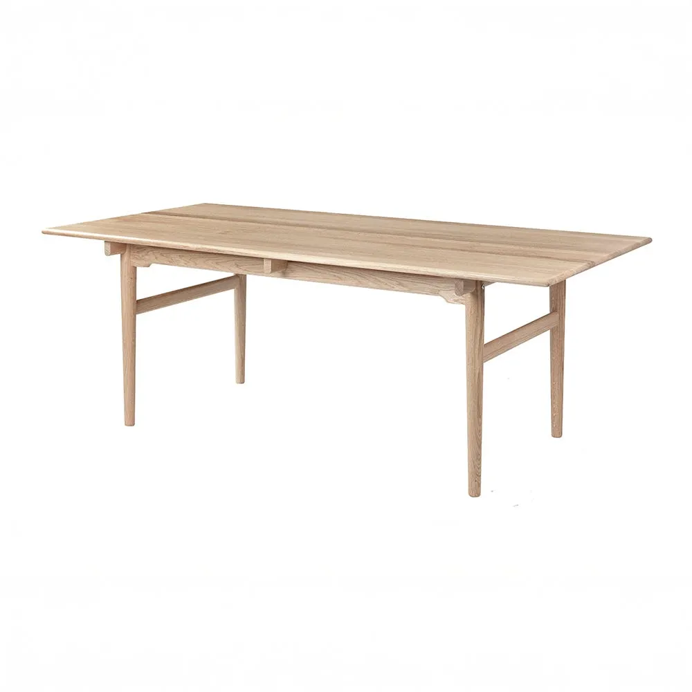 Carl Hansen & Son CH327 Dining Table Oak Soap 190 x 95cm 2