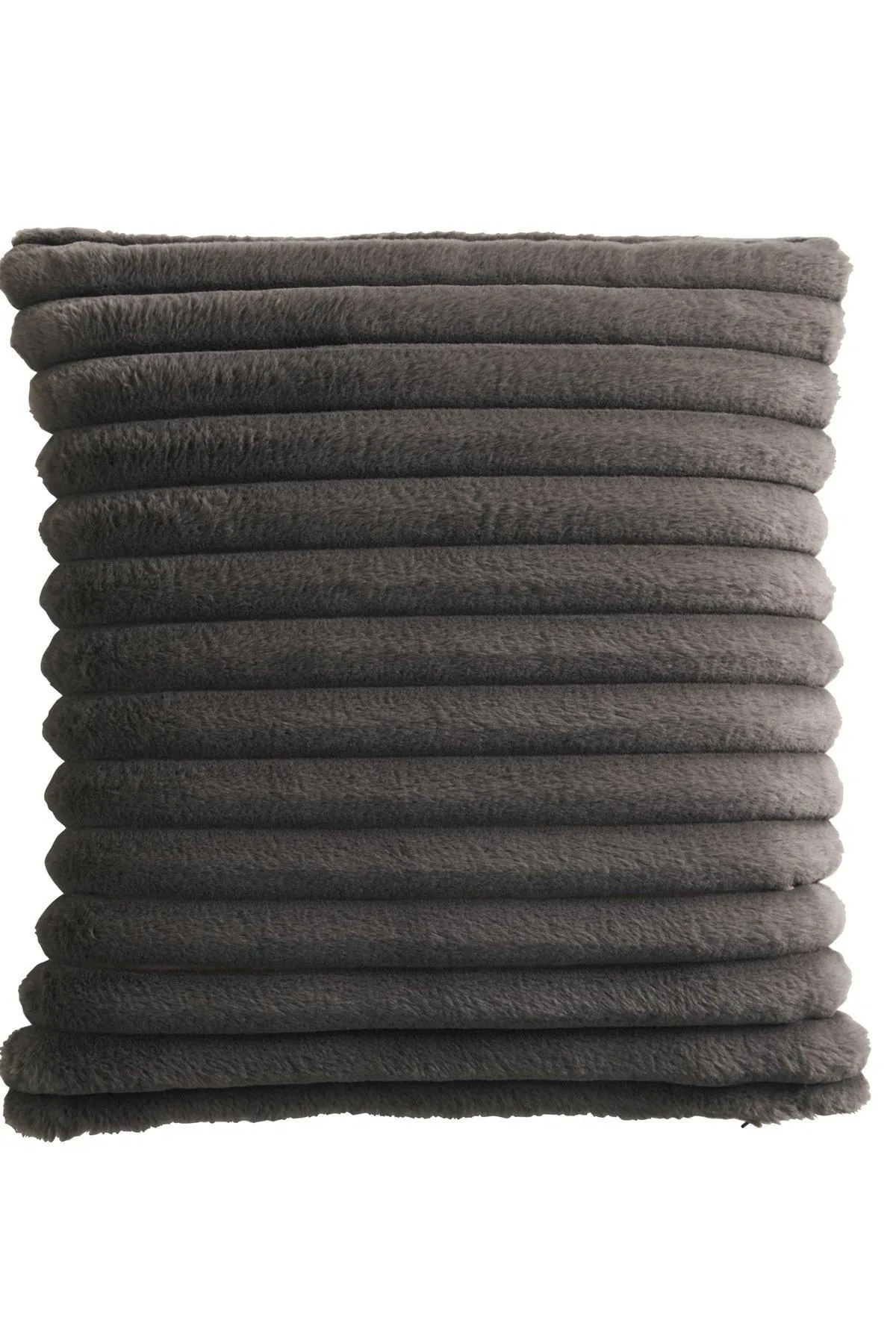 Appletree 'Morritz' Faux Fur Filled Cushion in Charcoal 3