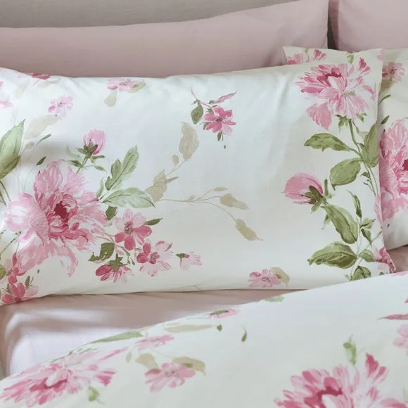 Catherine Lansfield Avebury Floral Polycotton Duvet Cover & Pillowcase Set 2