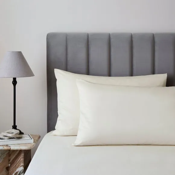 Hotel 400 Thread Count 100% Cotton Sateen Pillowcase Pair