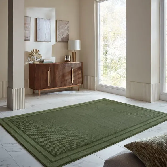 Coraline Border Washable Rug 1