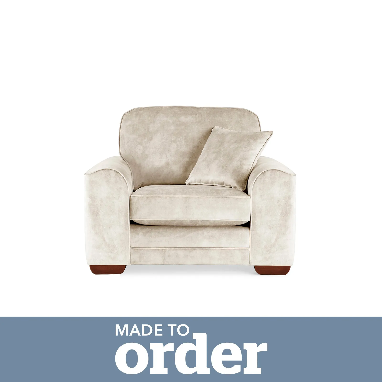 Morello Armchair Slub Velvet Beige