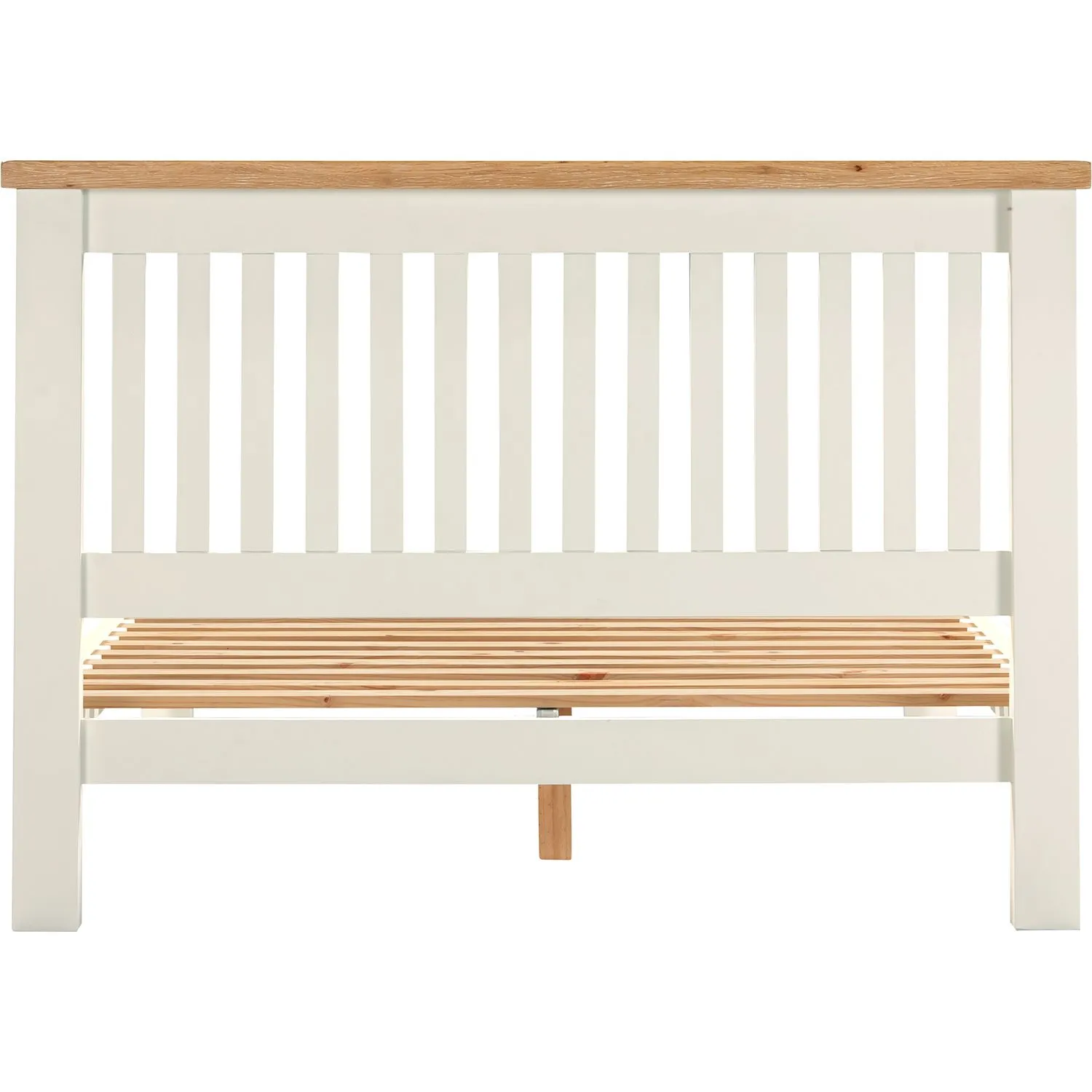 Seconique Windsor 4'6" (Double) Bed Low Foot End (Part Assembled) in Ivory 4