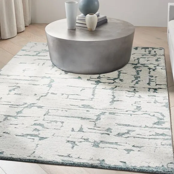 Calvin Klein Sculptural Abstract Wool Rug 1