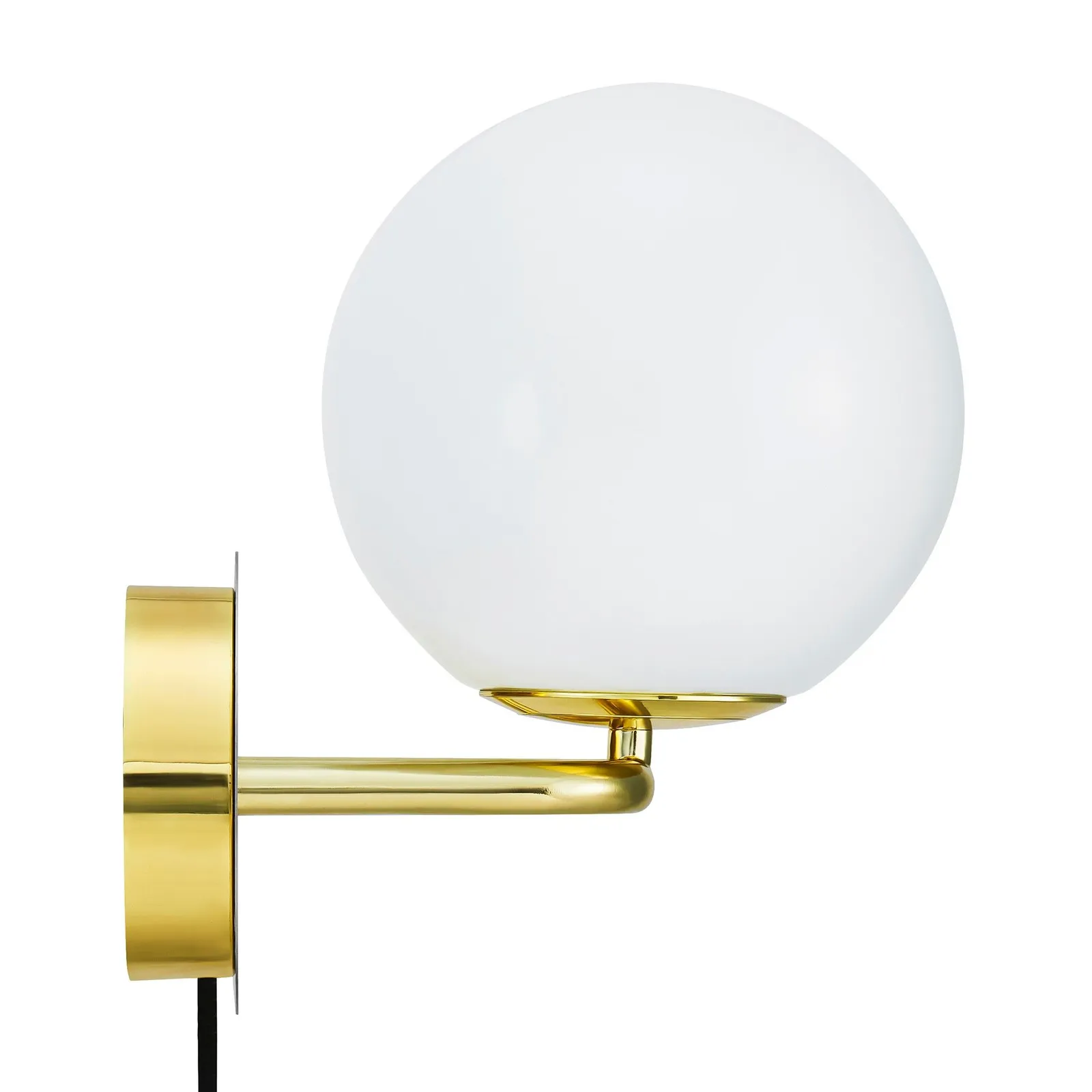 Nordlux Shapes Wall Light Brass Metal E14 Switch Plug In/Mains in Gold 4