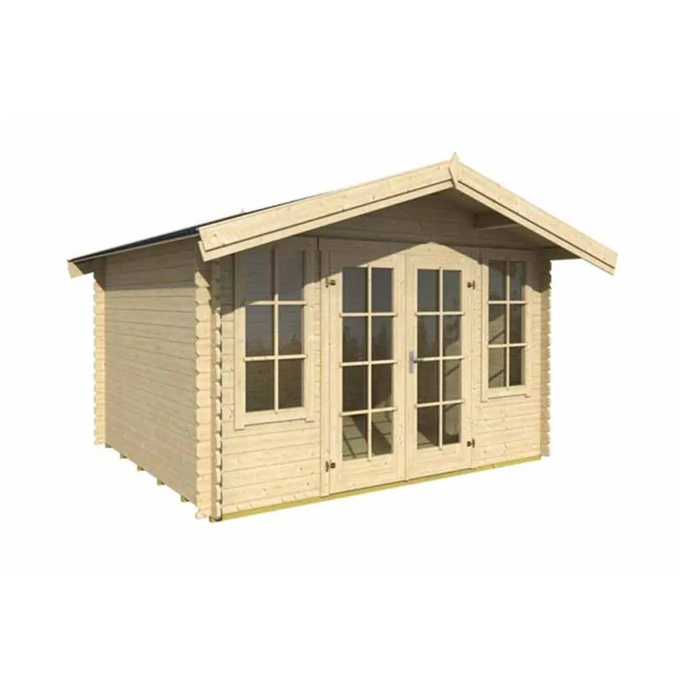Lasita Maja Ltd Robin 280-Log Cabin, Garden Room, Home Office - L381.3xW358xH245.1 cm in Natural 2