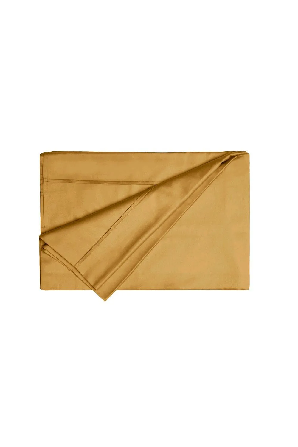 Belledorm Egyptian Cotton 200 Thread Count Flat Sheet in Mustard 1