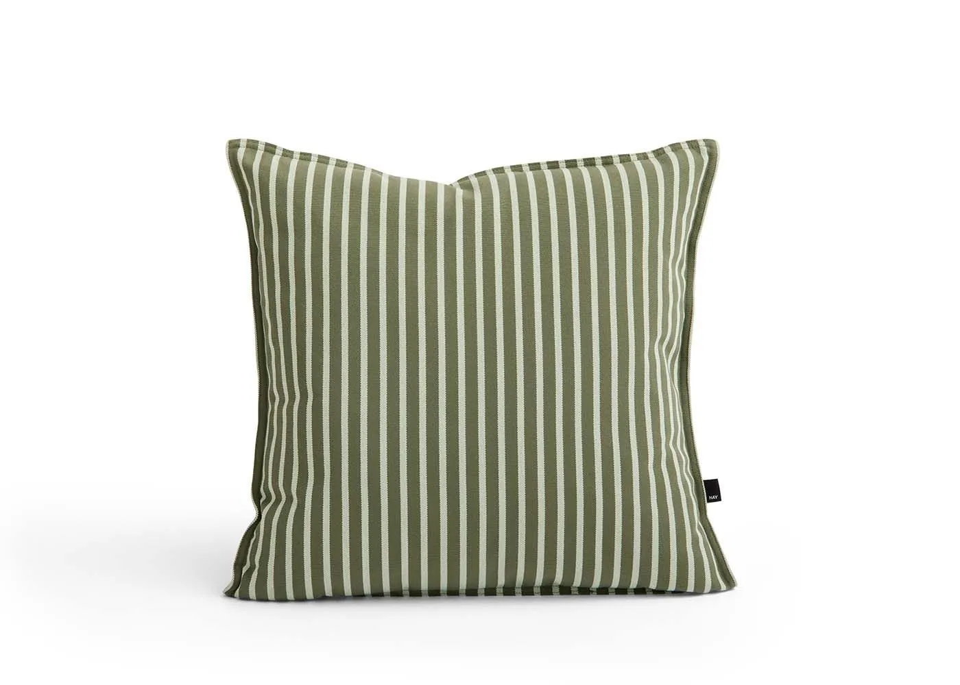 HAY Terrazza Cushion Bold Stripe Olive 1