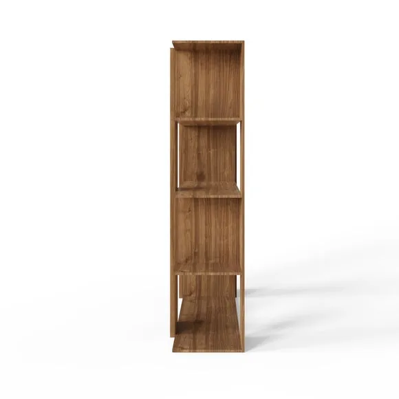 Rowan Wide Shelving Unit, Oak Effect 5