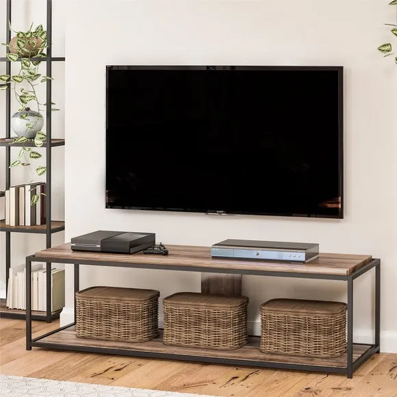 Quincy TV Unit, Weathered Oak for TVs up to 67" 4