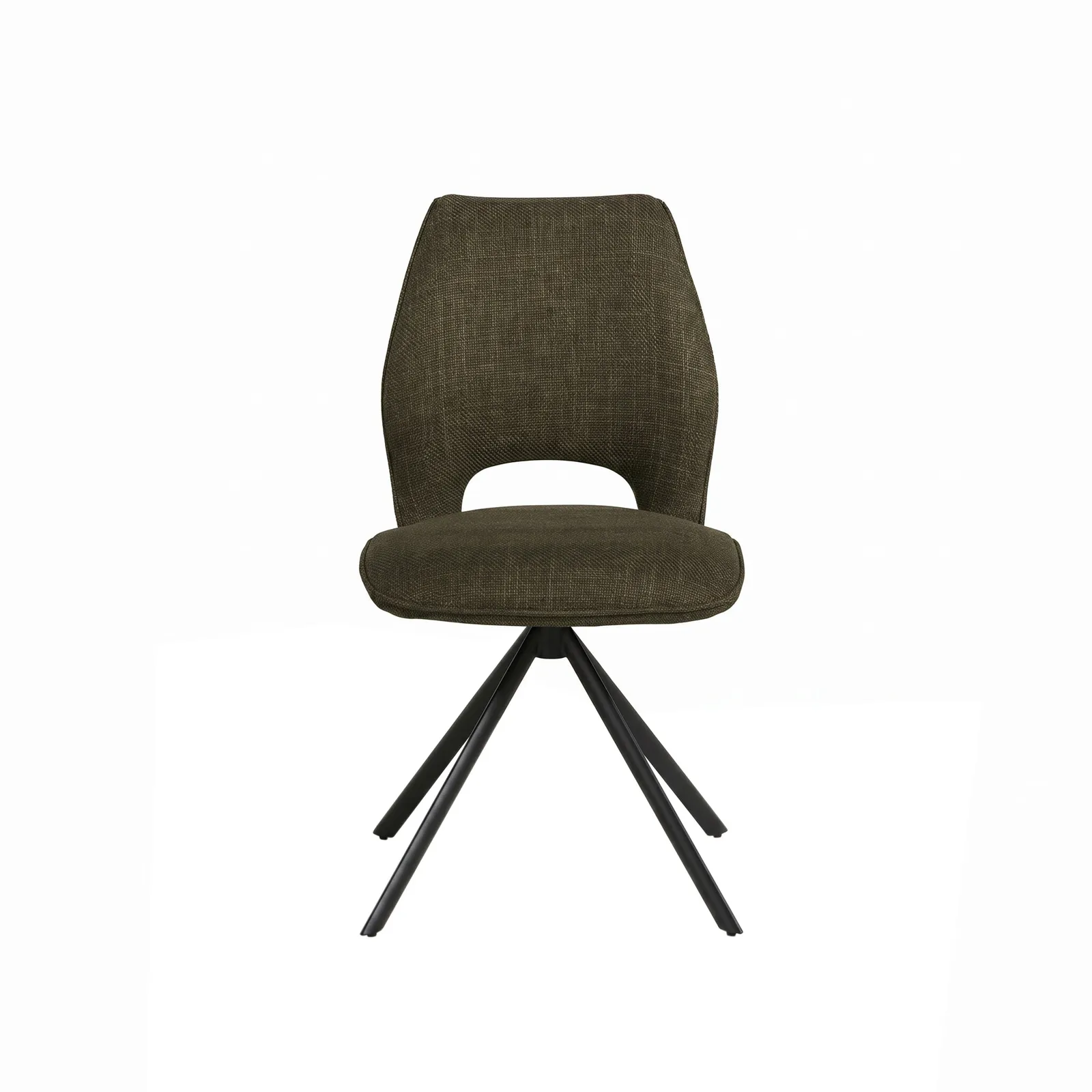Torrance Dining Chair Without Arm, Green Fabric | Barker & Stonehouse 2