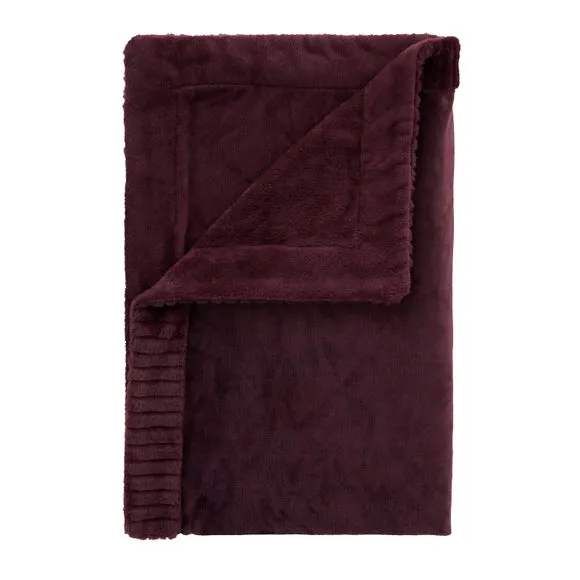 Catherine Lansfield Faux Velvet 150cm x 200cm Throw Blanket 5