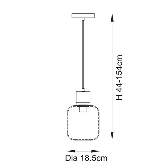 Vogue Tamara Adjustable Pendant Light 6
