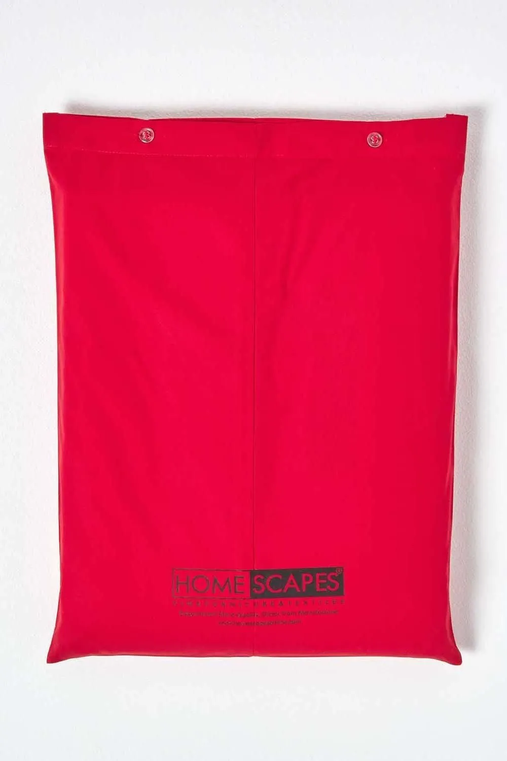 Homescapes Egyptian Cotton Deep Fitted Sheet 18 inch 200 Thread Count in Red 5