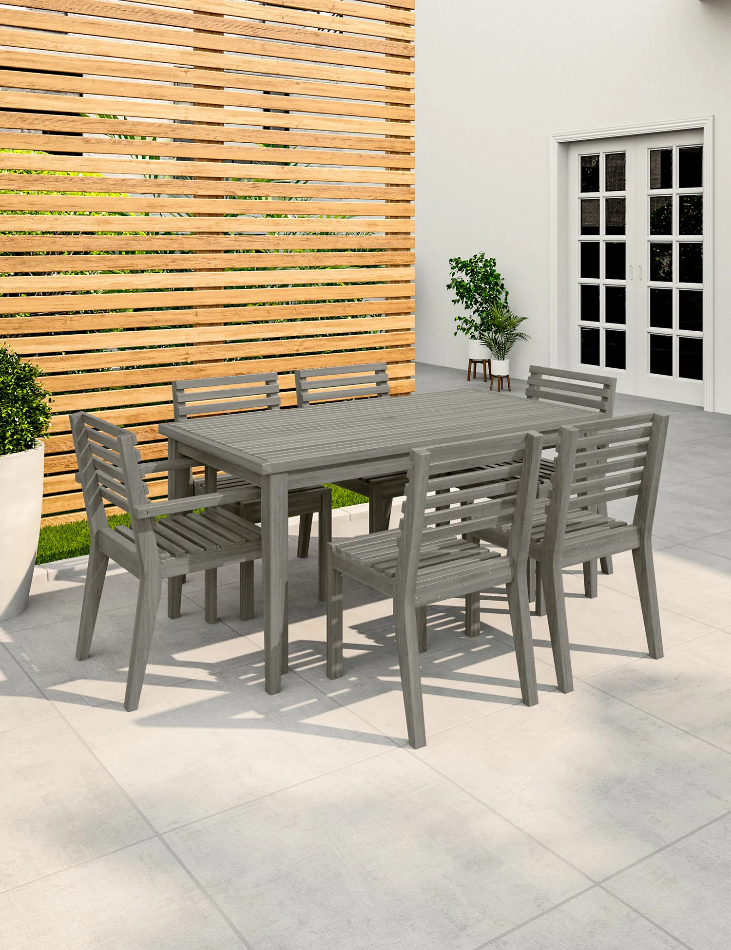 M&S Melrose 6 Seater Garden Table & Chairs