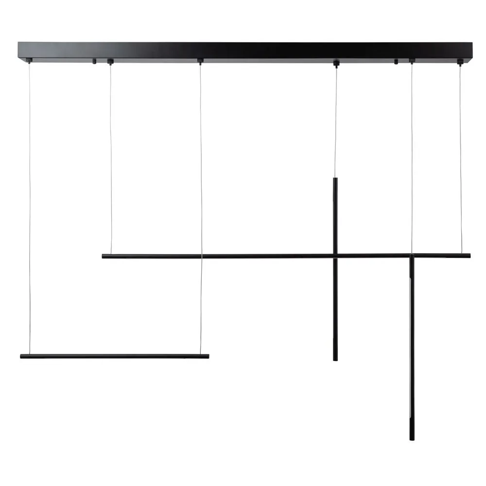 Heal's Saber LED Long Chandelier Black 2
