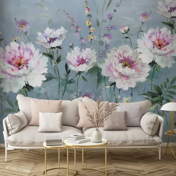 Elegant Floral Wall Mural 2