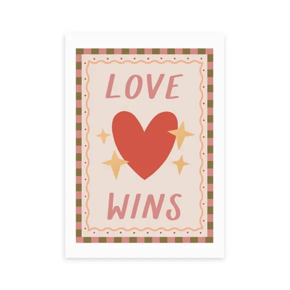 East End Prints Love Wins by Kid of the Village 2