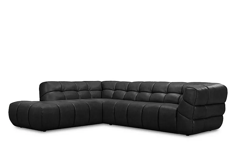 Mellow Leather Chaise End Corner Sofa - Sofas and Armchairs