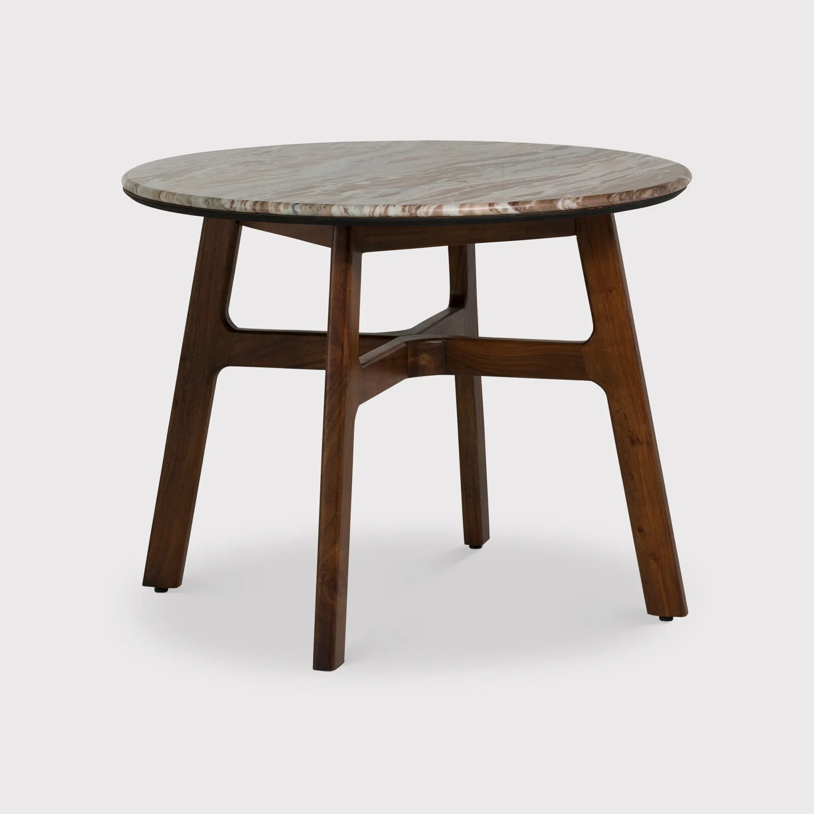 Cresta Dining Table 100X100X76Cm, Round, White Wood | Barker & Stonehouse