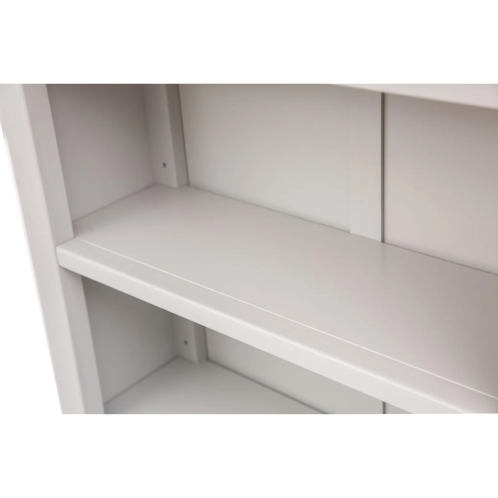 Cabinet Bits Bookcase with plinth 120x70x25cm in Light Grey 5