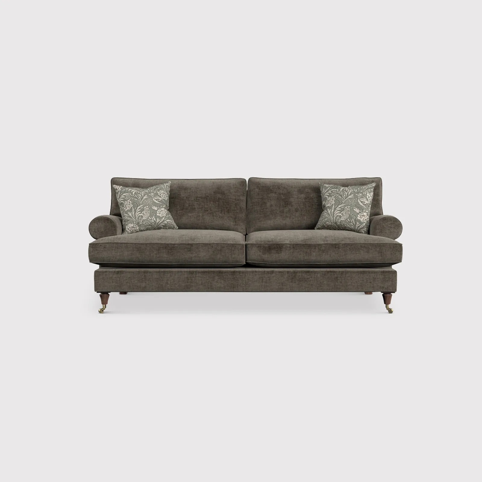 English Heritage Finch Medium Sofa Standard Back, Grey Fabric | Barker & Stonehouse 1
