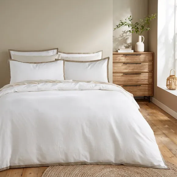 Prestbury Slub 100% Cotton Standard Pillowcase Pair 2