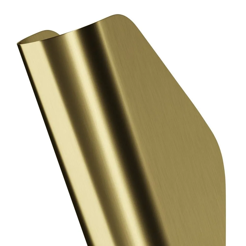 Netlighting Maytoni Notta Modern Flush Wall Uplighter Brass G9 in Gold 5