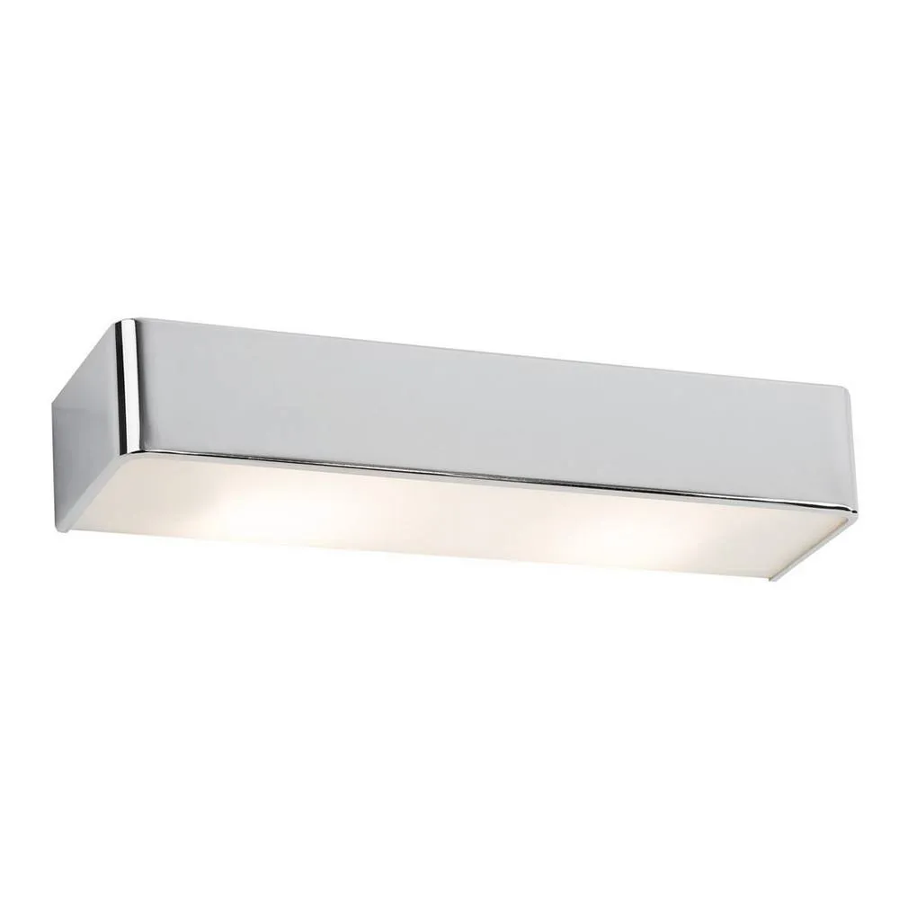 Netlighting Rodan 20cm Flush Wall Lamp Chrome in Grey