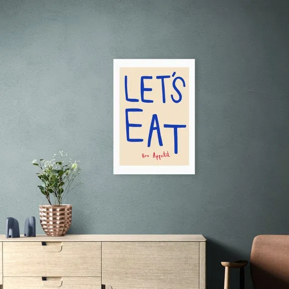 East End Prints Let's Eat Print by SimplyExtraJordanary 1