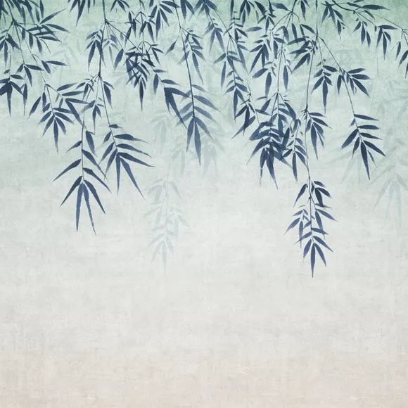 Ombre Leaf Wall Mural 5