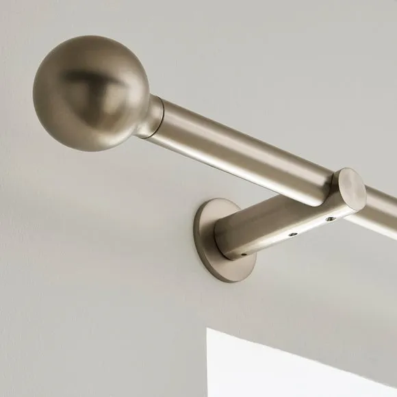 Contemporary Ball Fixed Metal Curtain Pole 3