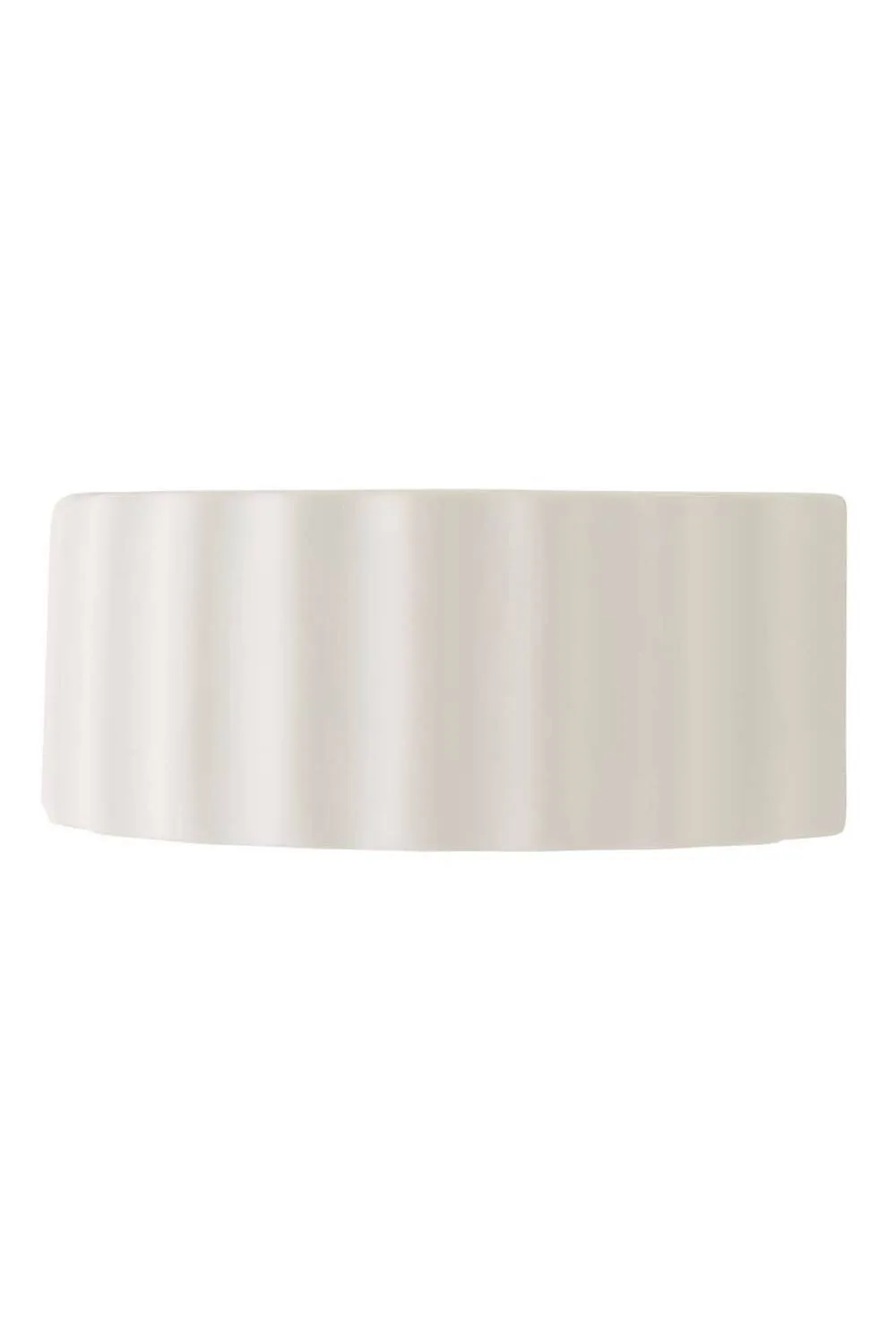 ValueLights Pablo Curved Ribbed Ceramic Flush Wall Sconce Light in Nude 6